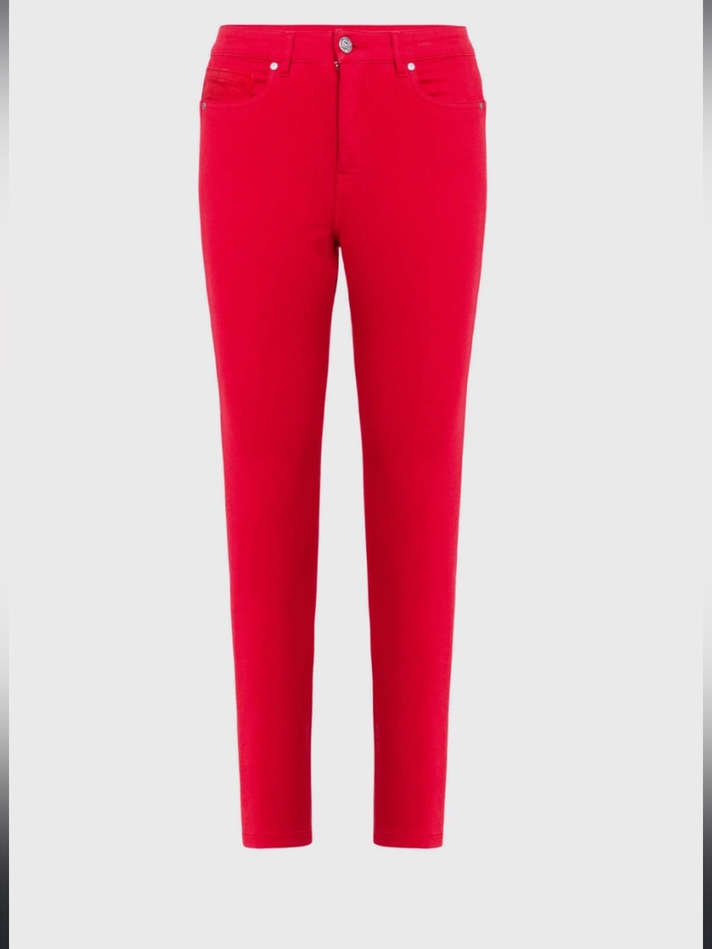 Anne Fontaine Bright Red Skinny Stretch Pants